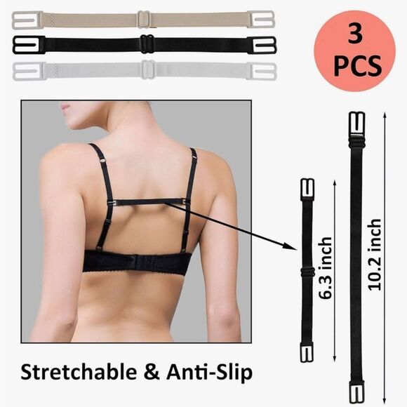 Bra Strap Clips and Bra Straps Holder Set - Picture 3 of 9